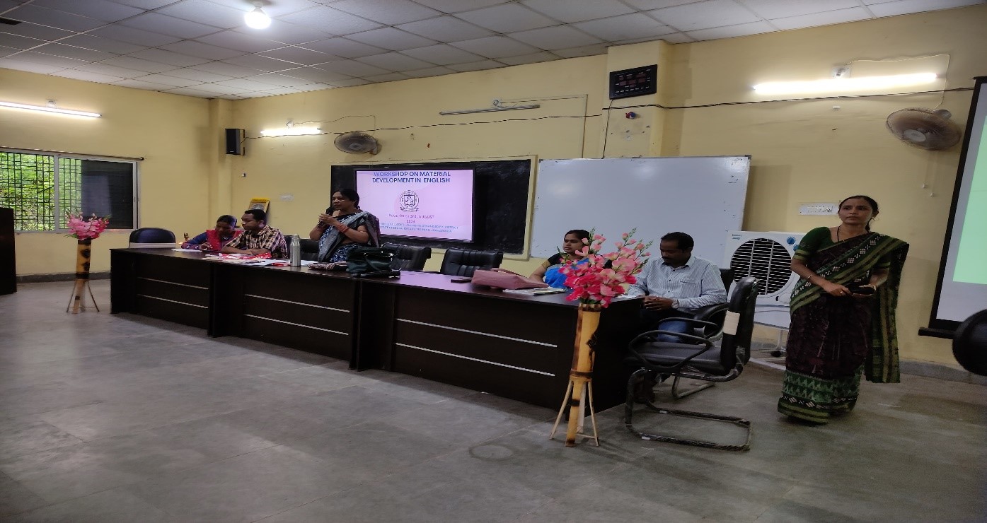 Workshop on Material Development in English, Mathematics, and Odia