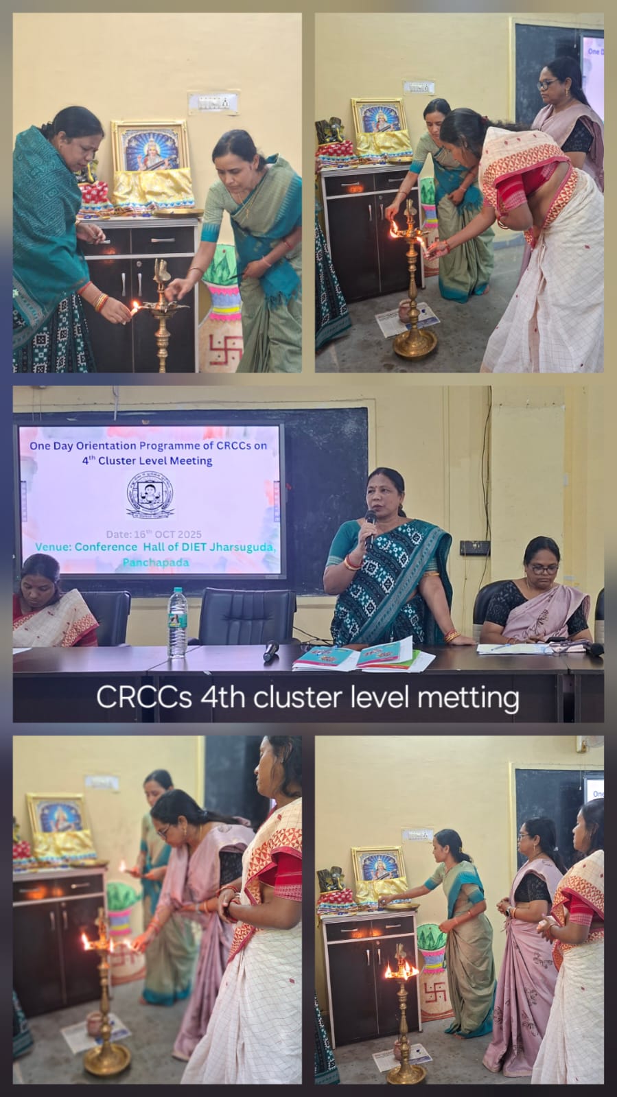 Orientation of CRCCs on Fourth Monthly Cluster Level Meeting at DIET